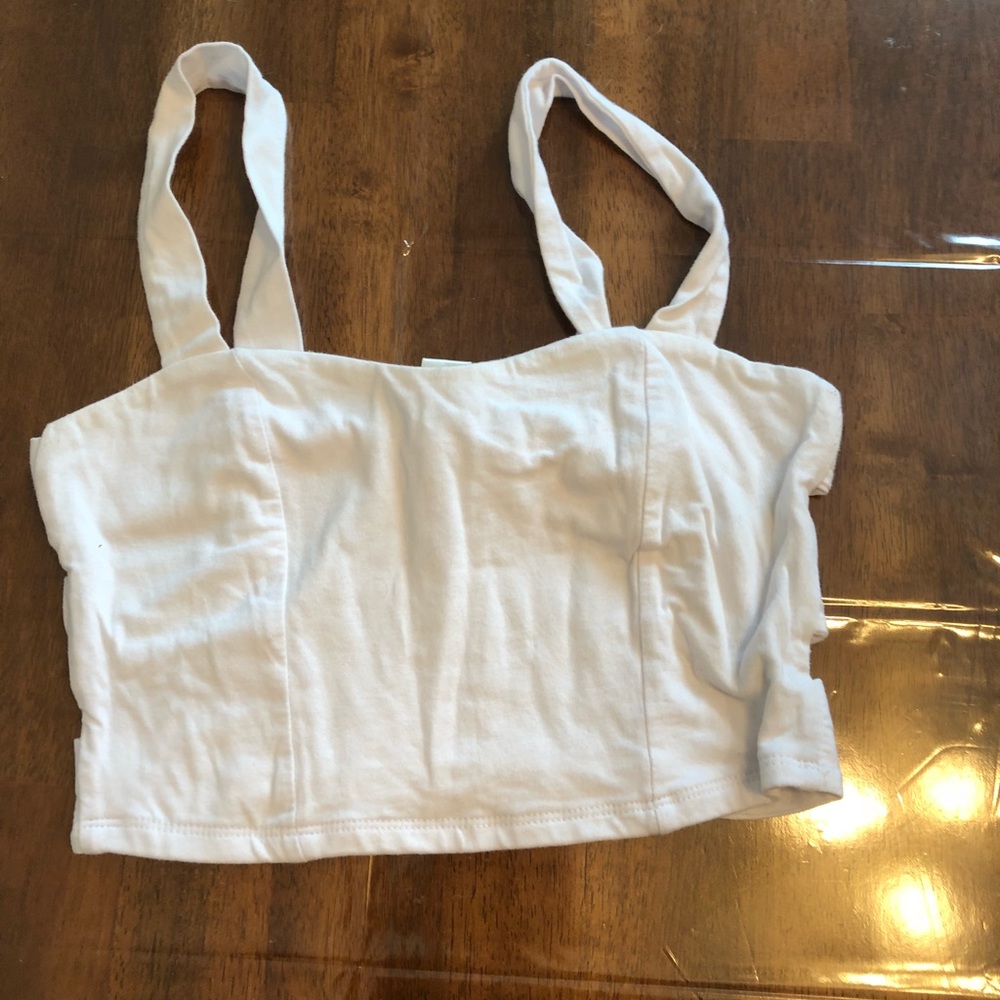 White Crop Top